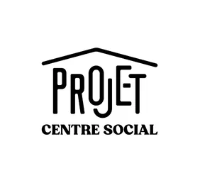 Logo du centre social PROJET, avec le texte 'PROJET' en haut, et 'CENTRE SOCIAL' en dessous.